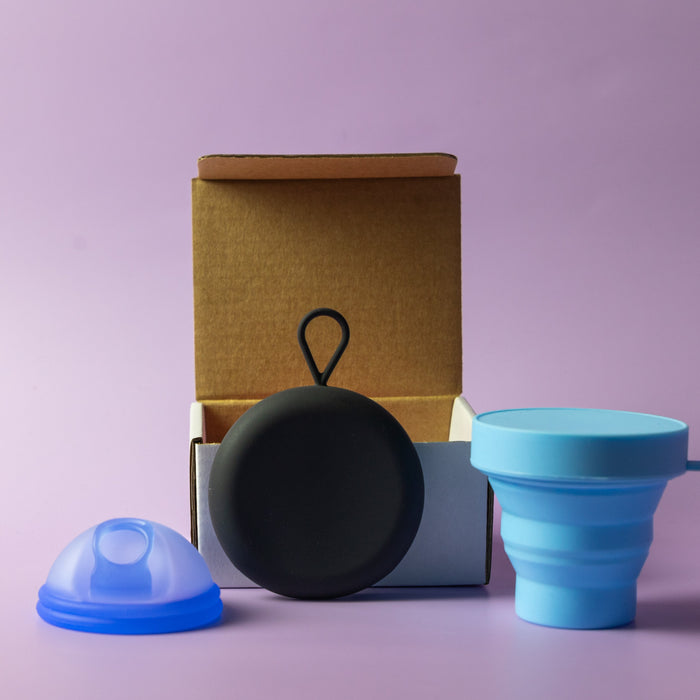 Menstrual Disc, Black Round Carrier Case and Steriliser Set – Save 20% | bohokiwi
