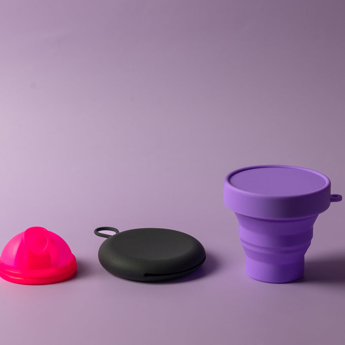 Menstrual Disc, Black Round Carrier Case and Steriliser Set – Save 20% | bohokiwi