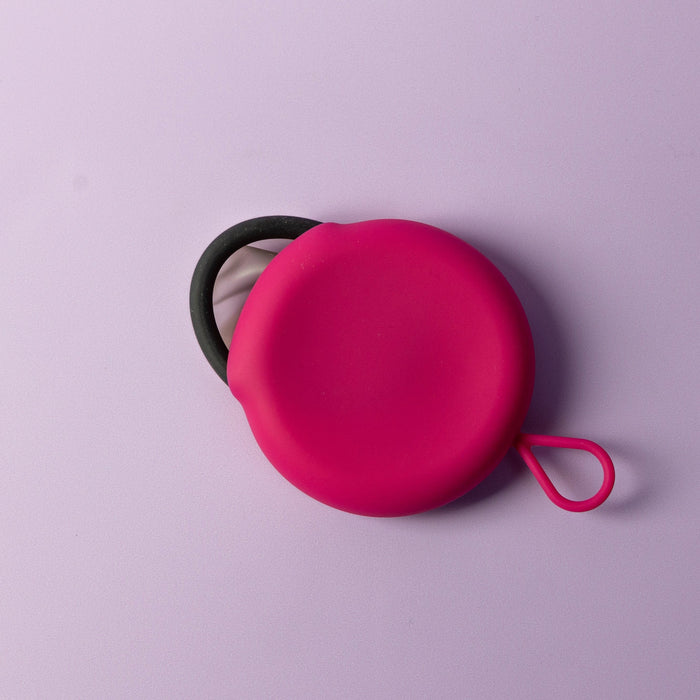 bohokiwi® Menstrual Disc, Pink Round Disc Carrier Case & Steriliser Set