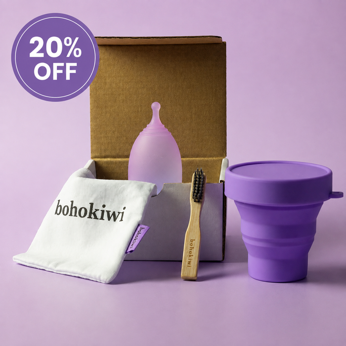Menstrual Cup and Steriliser Set – Save 20% | bohokiwi