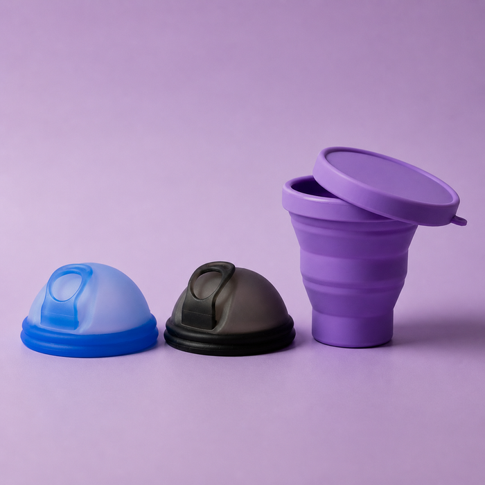 bohokiwi® Double Menstrual Disc Set & Collapsible Steam Steriliser Set