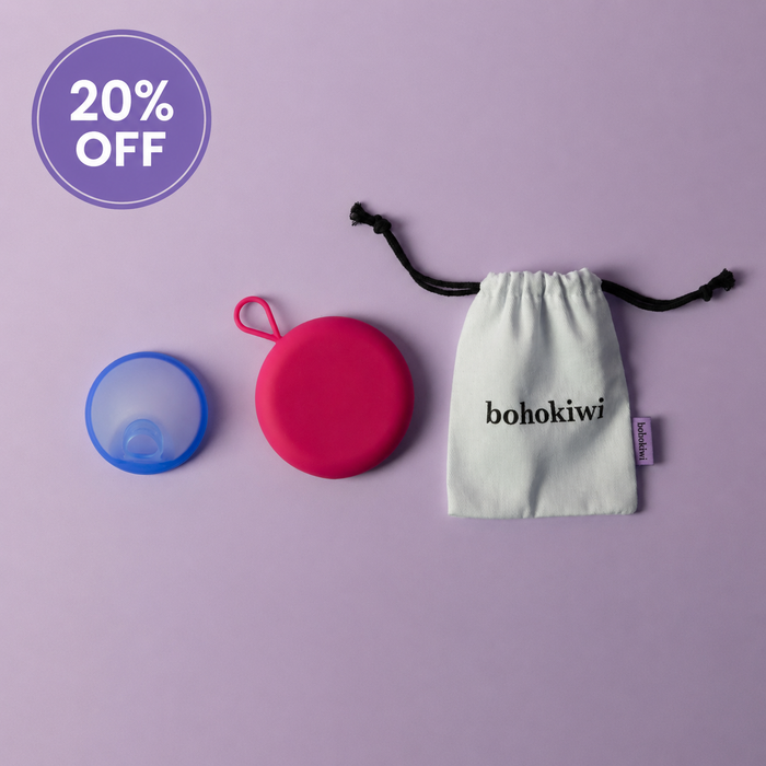 Menstrual Disc and Round Carrier Case Set – Save 20% | bohokiwi
