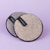 Mauve and Dusky Pink bohokiwi reusable makeup remover pads