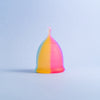 Rainbow bohokiwi reusable menstrual cup 