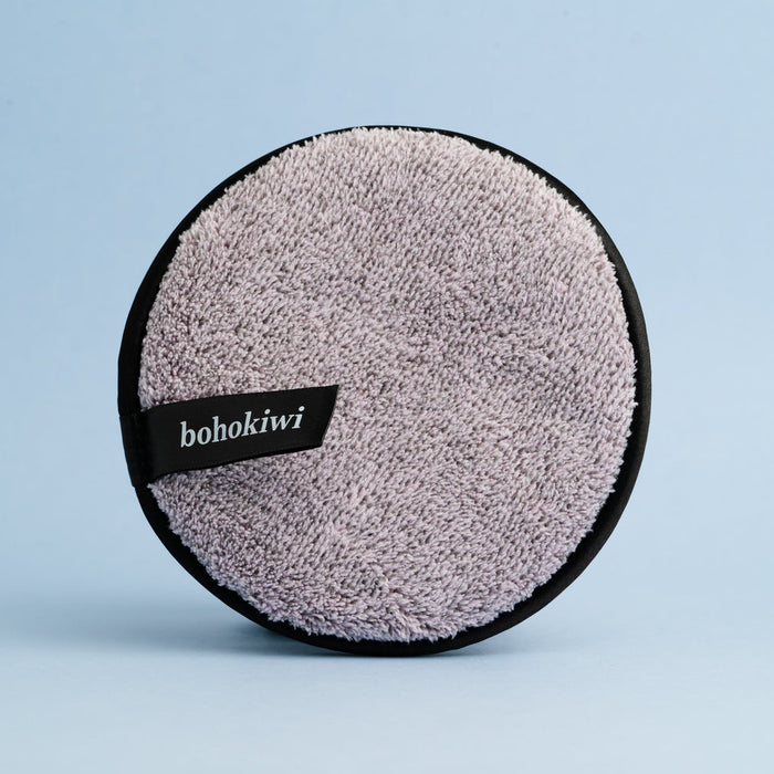 Mauve bohokiwi reusable makeup remover pad