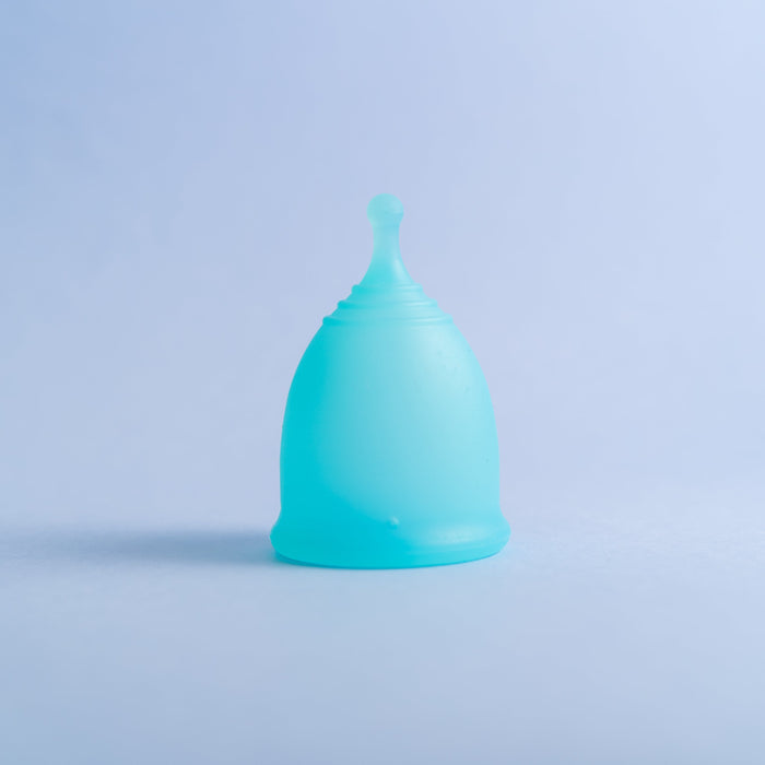 Sapphire Blue bohokiwi reusable menstrual cup